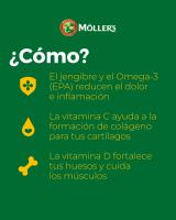 Möller's ®  Omega-3 Cuida la articulaciones Con Jengibre y Vitamina C y D 80 cápsulas - details 1