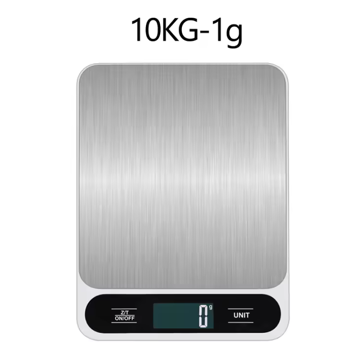 Hy base de Cocina Digital 10kg wanhenda para hornear y dieta personal pantalla LCD precisión 1g Escala de alimentación electrónica - 1