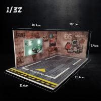 Modelo De Edificio De Estacionamiento Subterráneo PVC 1:32 1:24 Con Luces Escena De Decoración Para Coleccionistas De Automóviles - details 3