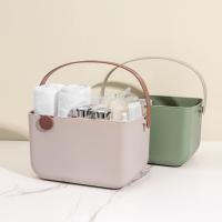 Cesta De Almacenamiento Multifuncional Para Baño Portátil Y Viajes Al Aire Libre Caja De Cosméticos Con Drenaje Para Playa Y Picnics - details 3