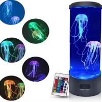 Lámpara De Noche De Jalea De Medusa Diseño Moderno RGB Iluminación De Ambiente Regalo Para Escritorio Iluminación Festiva - details 3