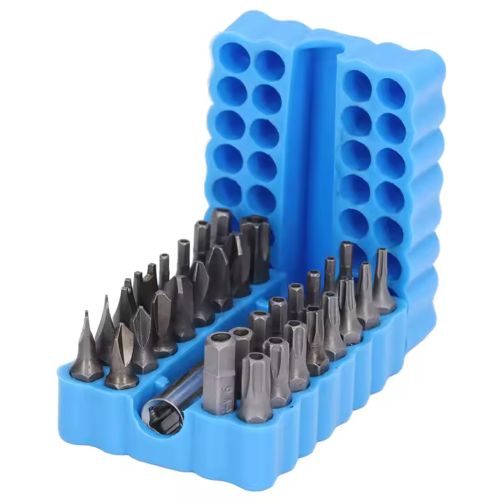 Kit De Brocas De Seguridad Con Mango Hexagonal De 1/4 Pulgada Herramienta Para Mantenimiento Y Reparación Fdit - 1