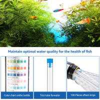 100Pcs Pruebas De Agua Para Acuario 7/9 En 1 Kit De Pruebas Para Tanque De Peces Cloruro Dureza Alcalinidad Total Carbonato pH - details 8