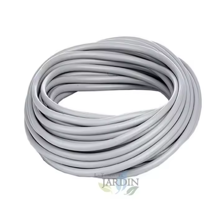 Suinga Tubería Flexible Gris 5 X 9mm Bobina 25 Metros para Ramales de Agua y Bebederos - 1