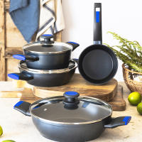 MONIX Martín Berasategui – Batería de Cocina 7 Piezas – Aluminio Forjado Antiadherente sin PFOA – Apta para Inducción – Con Tapas de Cristal – Recomendada por Chef Estrella Michelín - details 2
