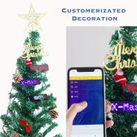 Pantalla LED Recargable Bluetooth Digital Para Badges Insignia DIY Con Mensaje De Desplazamiento Mini Pantalla De Nombre LED Programable - details 4