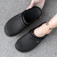 Zapatillas Planas Para Hombre EVA Impermeables Perforadas Con 2 Pares De Sandalias Y Pantuflas Zapatos De Pesca Zapatos De Enfermera - details 4