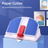 Cortadora De Papel Aibecy Trimmer De Escritorio Soporte De Superficie Inclinada a 45° O Plana a 90° Con Diseño De Bloqueo De Seguridad Para Manualidades Y Fotos - details 2