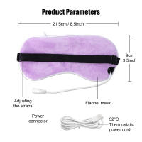 Máscara Caliente Para Los Ojos Con USB Almohadilla Caliente De Compresión Cálida Para Dormir Y Reducción De Ojeras - details 6