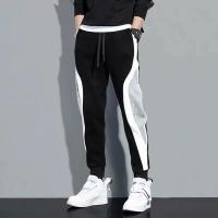 Pantalones Deportivos Para Hombre Primavera Otoño Estilo Casual Con Patrón Ajustables Para Entrenamiento Y Correr Trousers De Moda - details 3