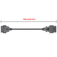 Línea de extensión OBD2 del automóvil