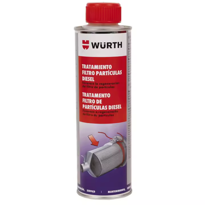Tratamiento Regenerador Filtro Antipartículas Diesel Würth 300 Ml - Reducción de Emisiones - Motor Common-Rail - 1