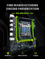 Placa Base X99-8D4 ZSUS Con CPU Xeon E5 2630 V4 DDR4 16GB RAM 2133MHZ NVME M.2 SATA Compatible Con LGA2011-3 Para Desktop Y Servidor - details 0