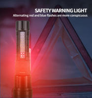 Linterna LED Potente XHP50 Impermeable Con Luz Lateral Y 7 Modos Recargable Por USB Zoom Para Camping Pesca Torcha 18650 - details 13