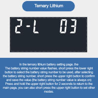 Medidor De Corriente Digital LCD DC8-100V Indicador De Capacidad De Batería 12V 24V 48V 72V Voltímetro Para Células De Litio LiFePO4 Y Ácido Plomo - details 13