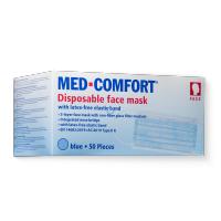 50 Mascarilla quirúrgica azul, tipo IIR, Med Comfort - details 1