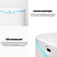 Humidificador De Escritorio USB 2000ML Doble Pulverización Con Aceite Esencial Aromaterapia Espuma Fría Para Cuidado De La Piel Purificador Para Hogar Oficina - details 19