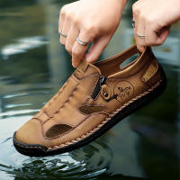 Sandalias De Verano Para Hombre Cómodas Y Transpirables Zapatillas De Playa Clásicas De Alta Calidad Con Suela De Goma - details 18