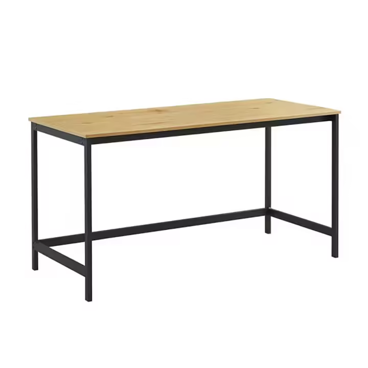 ESCRITORIO madera MDF y metal estilo industrial 140 x 60 x 74 cm Oficina Teletrabajo – SpazioLuzio - 1