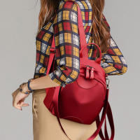 Mochila De Moda Para Mujer En Tela Oxford Gran Capacidad Casual Para Viajes Bolsa Escolar Con Cierre De Cremallera - details 2