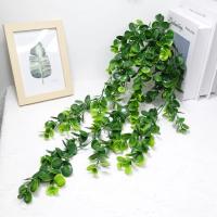 3pcs Plantas Artificiales Colgantes Eucalipto Falso Decoración De Jardín Y Habitaciones Interiores Y Exteriores Resistente Al UV Para Exposiciones Y Decoración De Oficinas - details 3