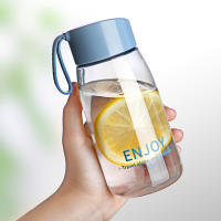 Botella De Agua Deportiva Transparente 380ml Plástico Para Estudiantes Y Adultos Botella Portátil Para Exteriores Y Deportes - details 9