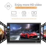 BQCC 1 Din 7" MP5 Reproductor De Coche Con Mirrorlink BT FM 7 Luces Colores Handsfree USB Multimedial Estéreo HD Video Localización De Coche - details 8