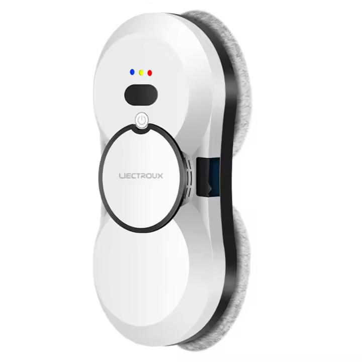 Liectroux HCR-10 Limpiador de ventanas robot, tanque de agua de 30 ml, rociado de agua ultrasónico, succión de 2800Pa, cuerpo ultra delgado de 6.8 cm, boquilla de atomización innovadora - 1