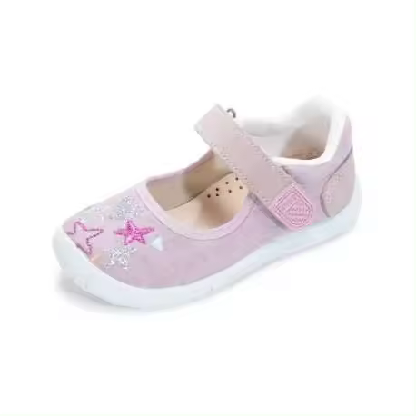 Merceditas de loneta con estrellas de Lonettes Zapy for girls - 1