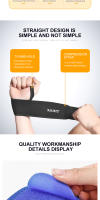 AOLIKES 1PC Pulsera Ajustable Para El Tobillo Alivio Del Dolor De Tendinitis Y Tunnel Carpal Deporte Soporte De Muñeca Para Artritis Envolvente De Muñeca Medicina De Cuidado Personal - details 3