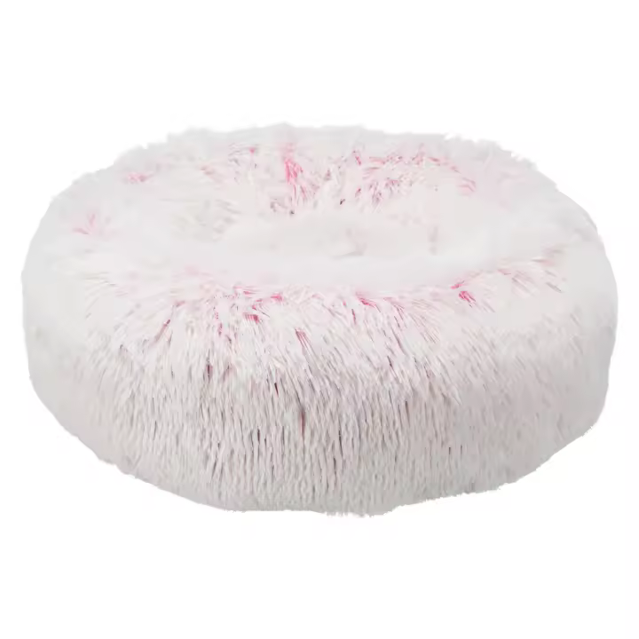 Cama para Mascotas Trixie Harvey Rosa de Felpa de Pelo Largo con Cojín Antideslizante - 1