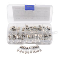 Kit De Fusibles De Vidrio Para Automóvil 100 Piezas Tamaño 5x20 Mm Varias Amperajes 0.2A-15A Instalación Manual - details 1