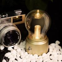 Vintage portátil LED bomber with Batería recargable USB de 5 V, ideal para escritorio o Mesita de Noche - details 1