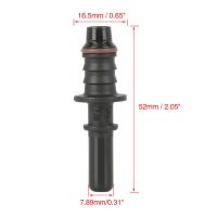 Conector Rápido De Tubo De Combustible Para Coche ID8 7.89 9.89 11.8 Adaptador De Línea De Aceite De Goma Y Nylon Desconexión Y Liberación - details 15