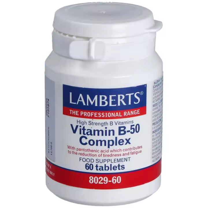 Vitamin B50  Complex 60Tab 8029 Lamberts - 1