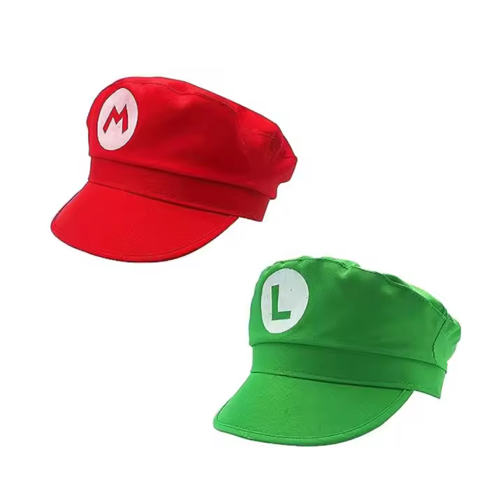 Carnavalife Pack Disfraz Super Fontanero Rojo y Verde Videojuegos Retro Cosplay Talla Única - 1