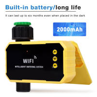 Temporizador De Riego Inteligente Solar WIFI Para Jardín Controlador De Válvula De Agua Digital LCD Sistema De Irrigación Automática 1/2 Camino - details 22