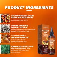 Aceite capilar, loción capilar, aceite Batana 4 en 1, 120ml nutre, repara, fortalece y previene la caída del cabello. - details 7