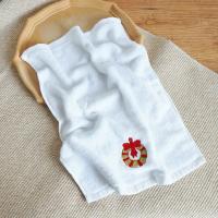 Juego De 3 Toallas De Algodón Suave 32x45cm Absorbentes Con Diseño De San Nicolás Para Navidad Toallas De Mano Y Baño Para Hotel Y Hogar - details 2
