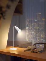 Lámpara De Mesa Magnética LED Recargable USB Luz Nocturna Para Armario Sin Sombrilla Control De Brillo Sin Etapas Base Incluida Moderna - details 6