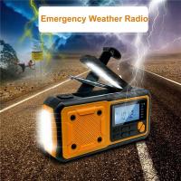 Radio De Emergencia Portátil Con Solar Y Manivela 4000mAh AM/FM Con LED Y Cargador De Teléfono Móvil Y Banco De Almacenamiento - details 1