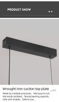 Lámpara Colgante Minimalista Ajustable En Altura LED Para Comedor Y Cocina Ahorro De Energía Para Habitación De Hotel Estilo Moderno - details 17