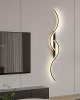 Lámparas De Pared LED Para Interior En Negro Oro Blanco Iluminación Para Dormitorio Pasillo Aisle Balcón Luz De Pared Moderna - details 9