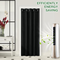 Cortinas De Veludo Aislantes Térmicas Para Puerta Individual Cortinas Colgantes Para Escalera Cocina Sala De Estar Modernas Con Anillos - details 11
