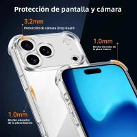Funda De Silicona TPU Suave Para iPhone 17 17Pro Max 17Air 16 plus 16E 15 ProMax 14 Protección Antichoque Con Bumper - details 1