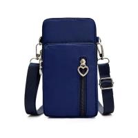 Bolso De Hombro Para Mujer Moda Diagonal Cruzada Con Cierre De Cremallera Bolsa De Pecho Deportiva Vertical Monedero Nylon - details 12