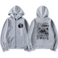 Sudadera De Capucha Con Estampado Arctic Monkeys Vintage Abrigada Para Otoño E Invierno Cierre De Cremallera Estilo Oversized Sudadera De Algodón Para Hombre - details 3