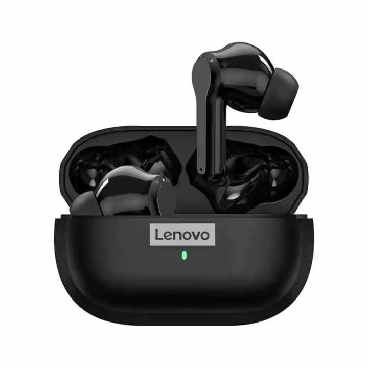 Lenovo LP1s TWS auriculares inalámbricos Bluetooth reducción de ruido NEGRO - 1