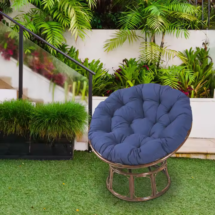 Cojín De Silla Colgante Redondo Multifuncional Estilo Moderno Para Jardín Y Oficina Silla De Pato Almohadilla De Asiento Para Silla De Huevo Manta De Silla De Jardín - 1