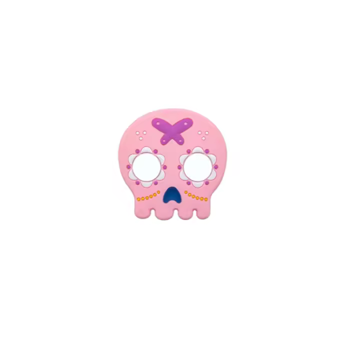 BEBESCONESTILO MORDEDOR CALAVERA ROSA - 1